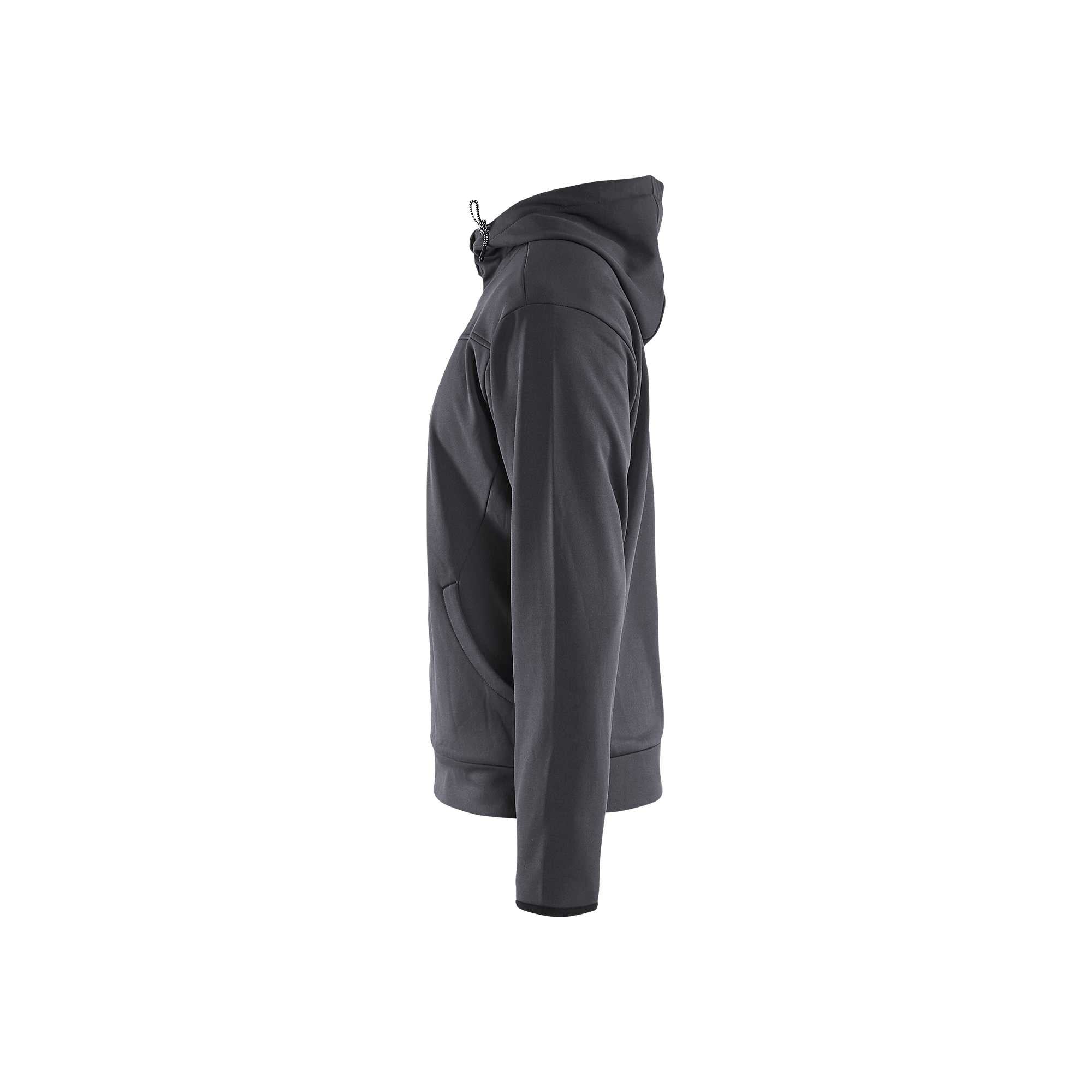 BLAKLADER 33632526 Hoodie With Full Zip Hoodie Work Sweatshirt MEN - Pique Fleece